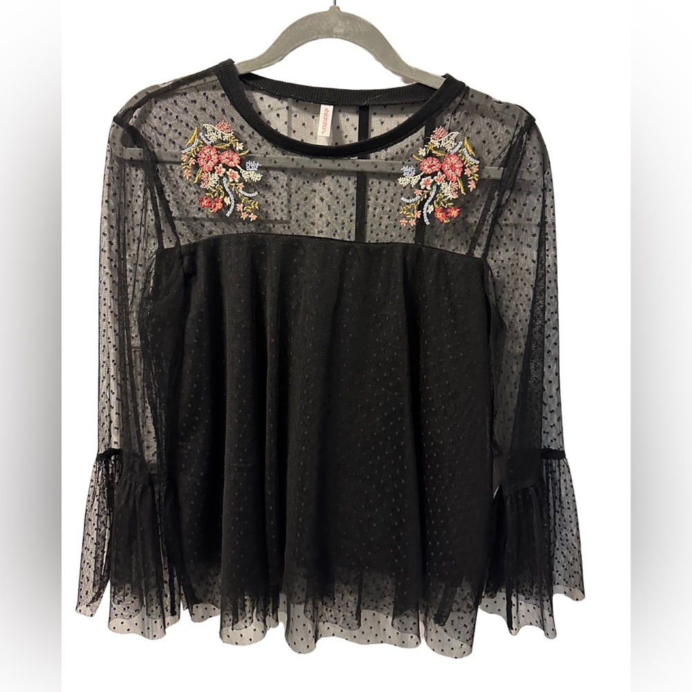 Lace Floral Shirt